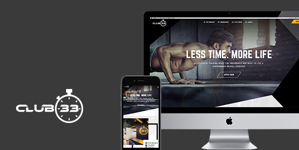 Website Design for Fitness Club